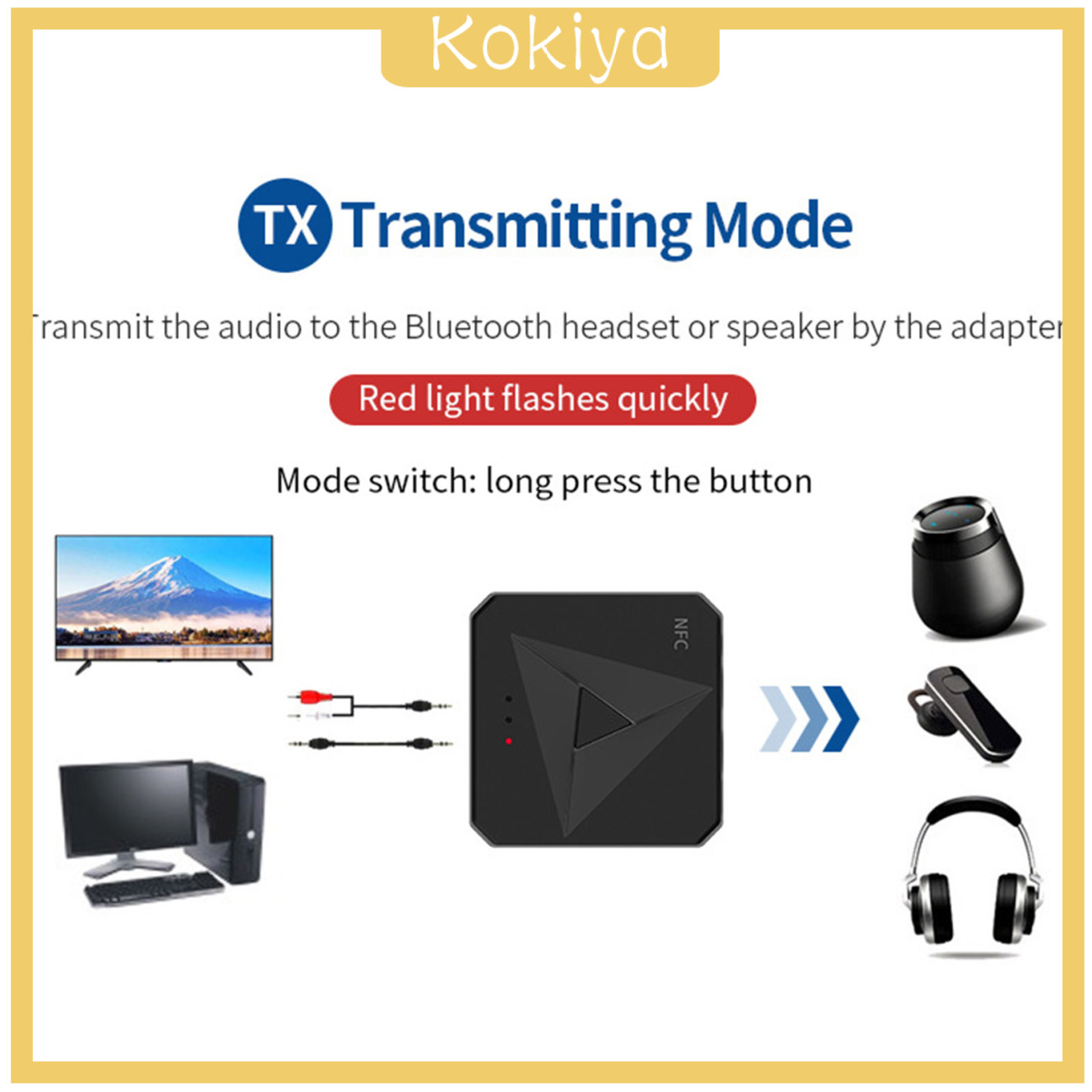 Bộ Thu Phát Tín Hiệu Bluetooth Kokaya Advanced 2 Trong 1 | BigBuy360 - bigbuy360.vn