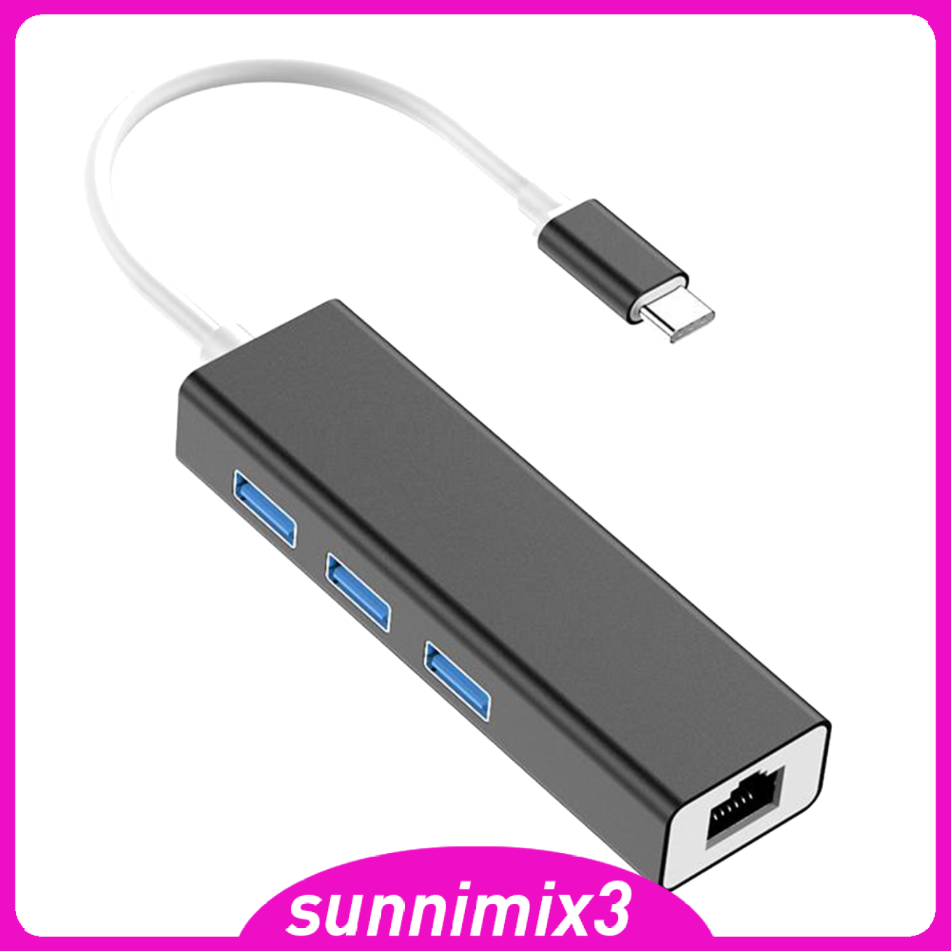 Bộ Chuyển Đổi Usb C Sang Ethernet Lan Rj45 Màu Bạc | BigBuy360 - bigbuy360.vn