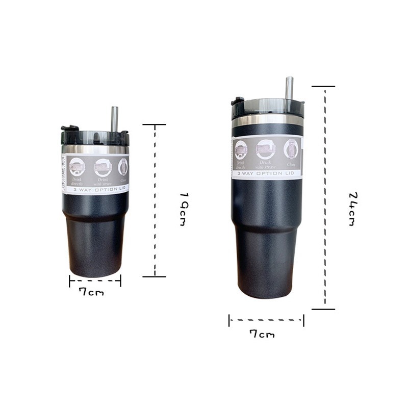 Bình Nước Giữ Nhiệt Bằng Thép Không Gỉ 304 Boxi 600 & 890ml Thời Trang Sáng Tạo