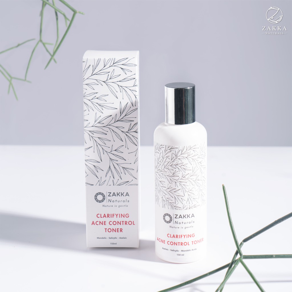 Toner Mandelic Zakka Naturals Ngừa Mụn, Làm Sạch Sâu, Kiềm Dầu Giảm Nhờn Clarifying Acne Control Toner 150ml | BigBuy360 - bigbuy360.vn