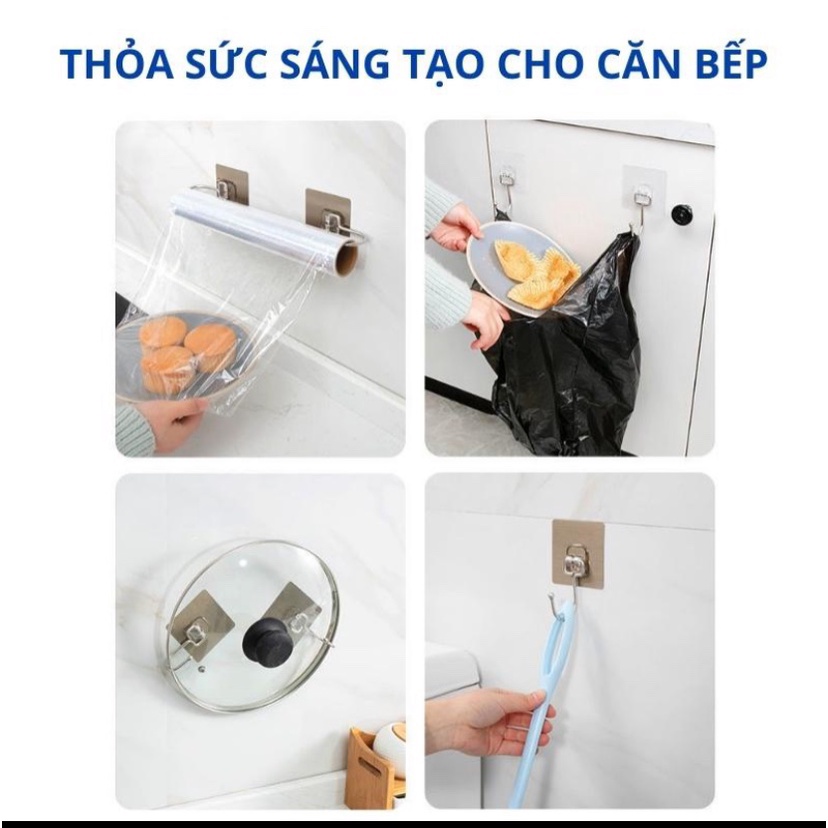 Miếng Móc Dán Tường Siêu Thần Thánh - Chữ U,Móc Cường Lực Đa Năng
