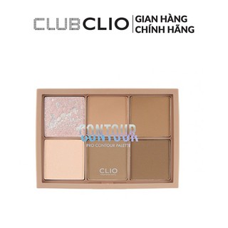 Bảng Phấn Tạo Khối CLIO PRO CONTOUR PALETTE 01 MUTE HAZEL 20g