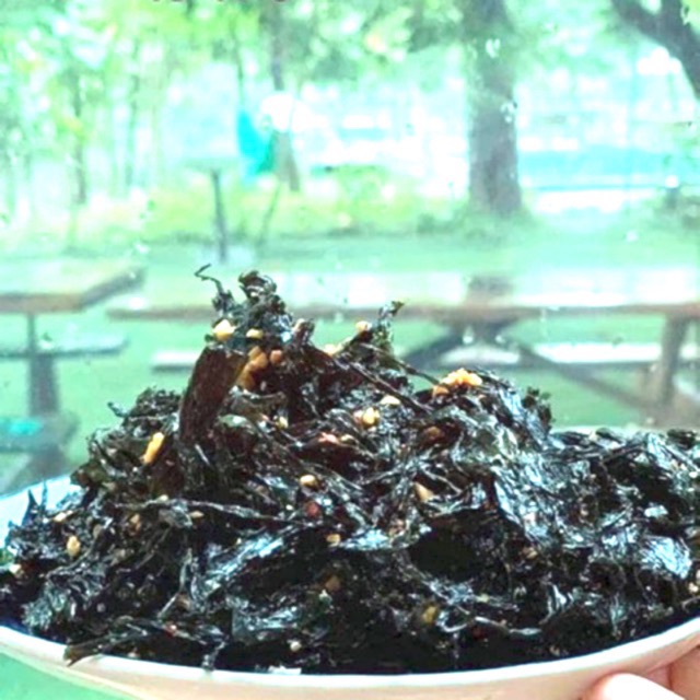 [Mã 156FMCGSALE hoàn 8% đơn 500K] 500g (tỏi mè) RONG BIỂN GIÒN CHÁY TỎI MÈ.