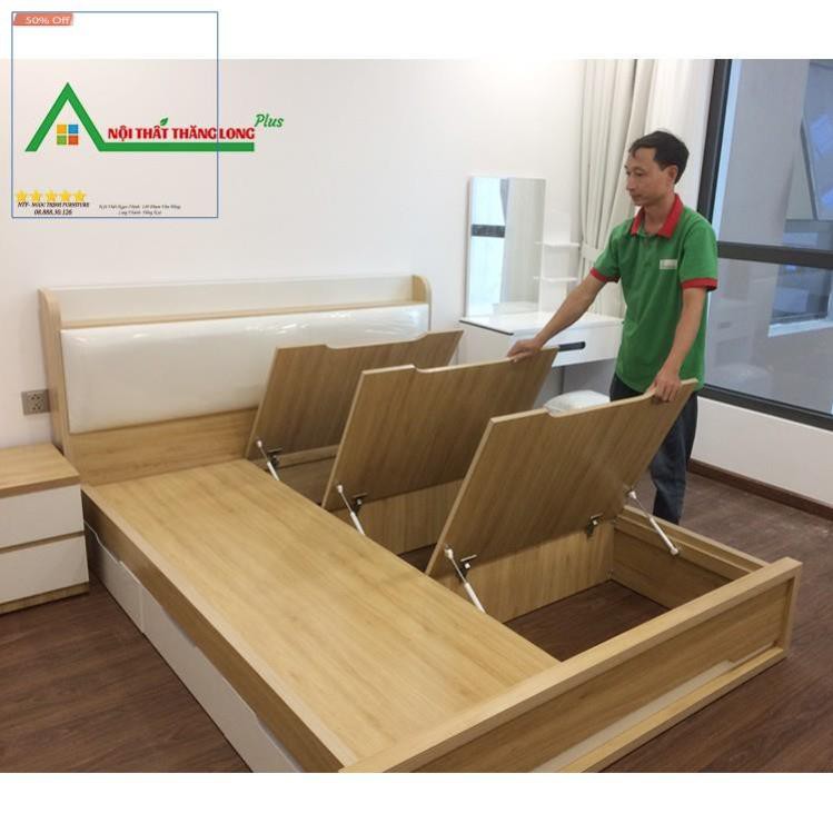 Giường Ngủ Đa Năng Có Ngăn Kéo. Kích Thước 1m6 x 2m, 1m8 x 2m. Bảo Hành 2 Năm, Bảo Trì  Trọn Đời.