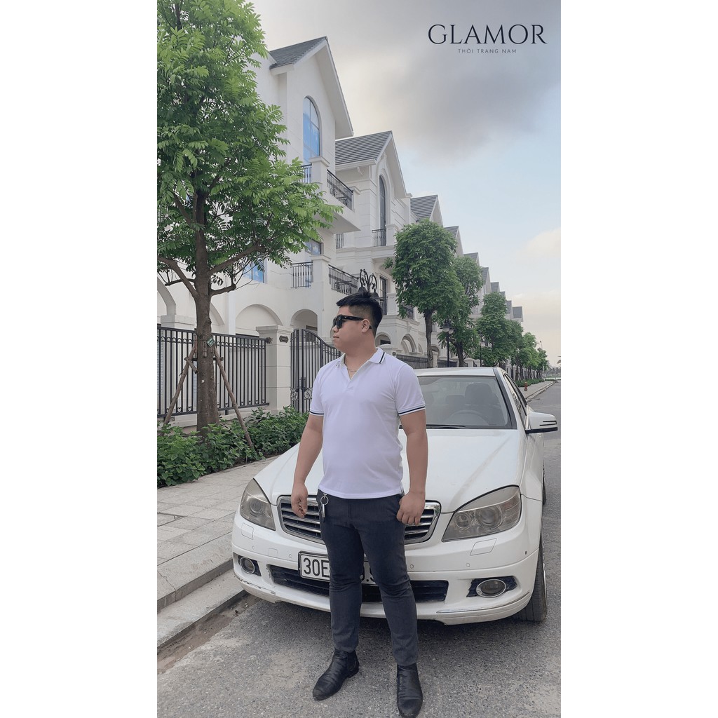 Áo polo nam đẹp cổ viền cotton thấm hút mồ hôi | BigBuy360 - bigbuy360.vn