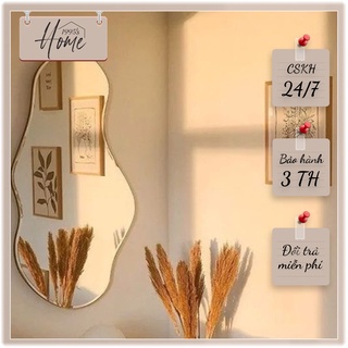 GƯƠNG HẠT ĐẬU LOẠI 1 KÍNH DÀY CHẤT GƯƠNG SÁNG ĐẸP