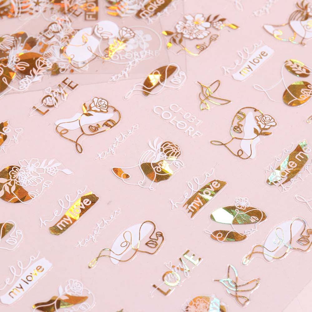 [Hàng mới về] Miếng dán trang trí móng tay nhiều kiểu tùy chọn 3D DIY độc đáo