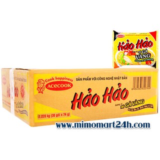 Mì Hảo Hảo hương vị Gà vàng - Thùng 30 gói x 74g