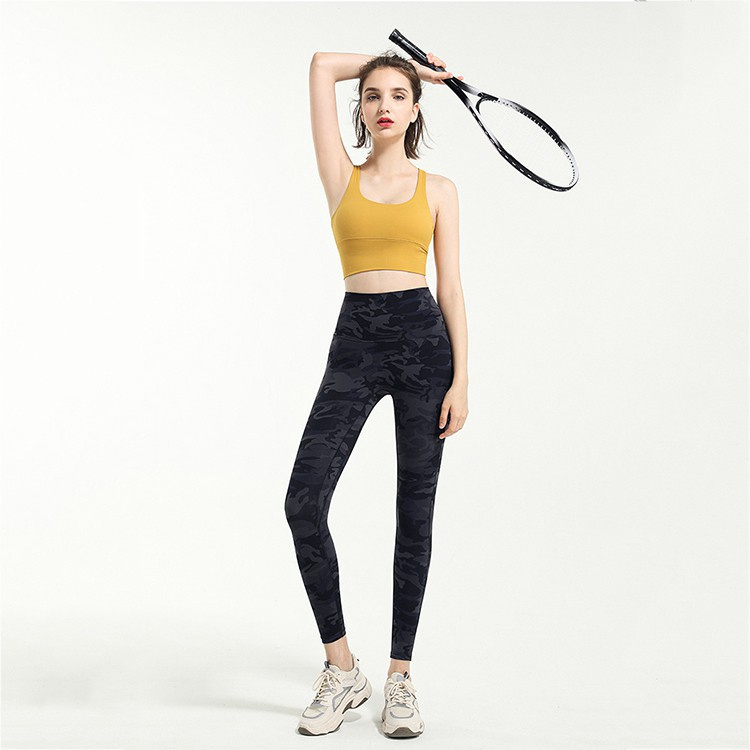 Lululemon      Mới Quần Legging Thể Thao Lưng Cao Họa Tiết Rằn Ri 033