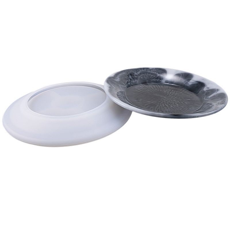 Khuôn silicon làm dĩa handmade tạo hình tròn và phẳng
