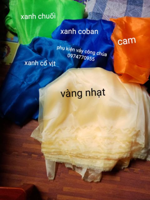 Vải voan kính nhũ loại đẹp