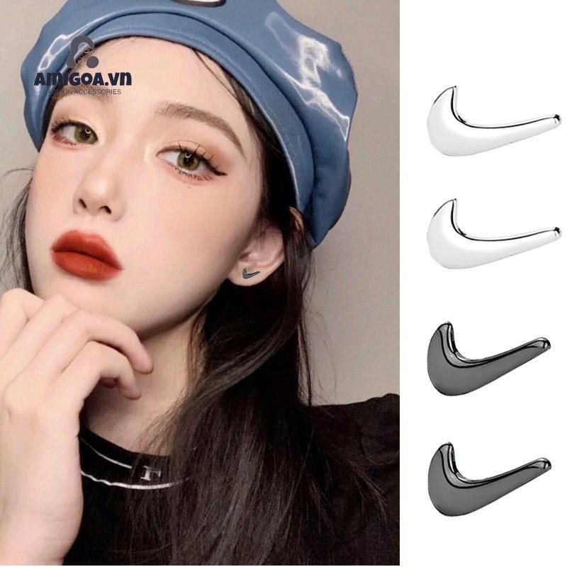 ✨✨Hoa tai đinh tán kiểu thương hiệu hợp xu hướng đơn giản phong cách đường phố dành cho nam và nữ