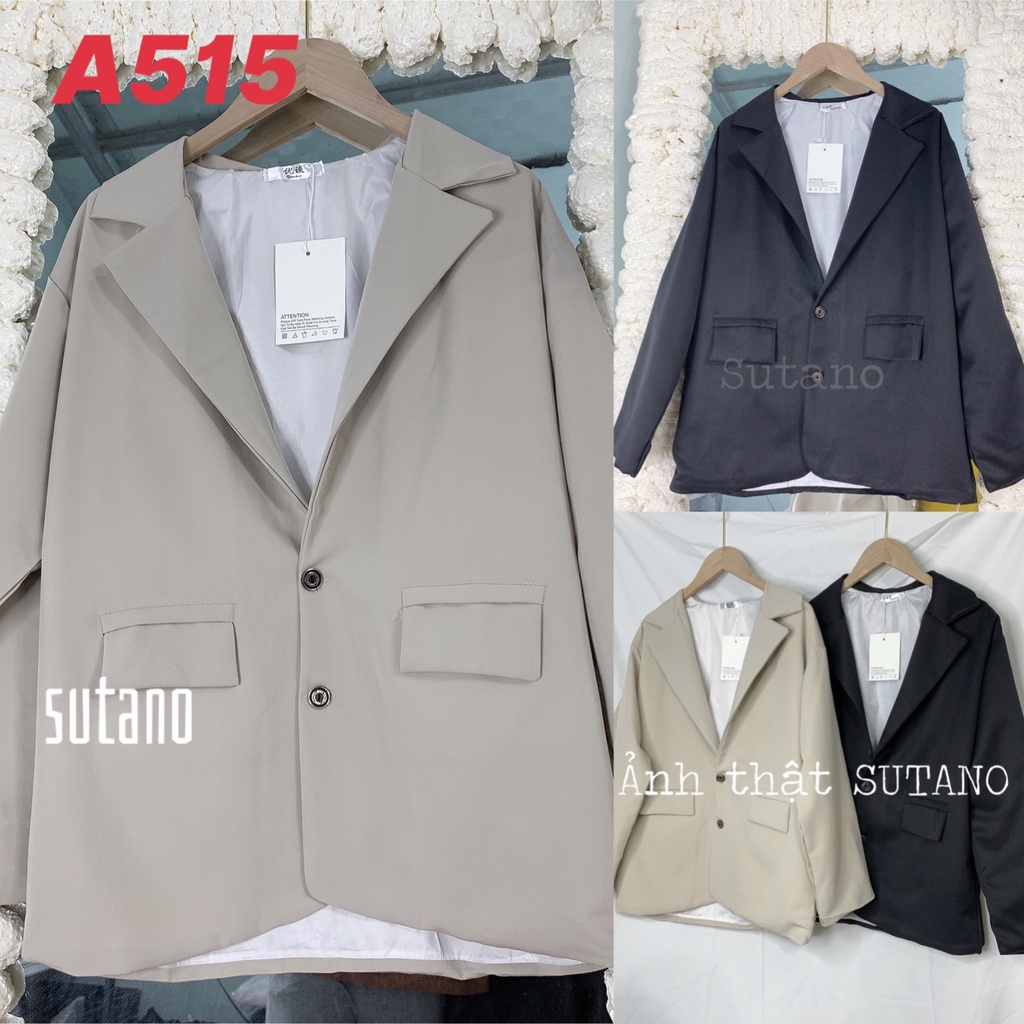 Áo blazer nữ - Vest Nữ - Áo blazer 2 lớp Tay Dài Màu Trơn phối chân váy xinh kiểu dáng Hàn Quốc A515 SUTANO | BigBuy360 - bigbuy360.vn