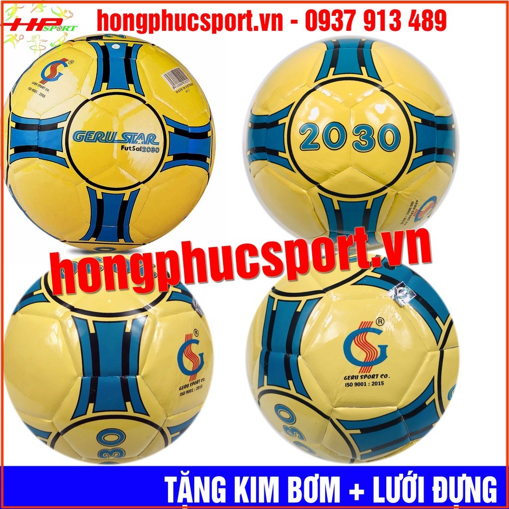 Bóng đá futsal sân cỏ nhân tạo geru star, banh bóng đá 2030 cao cấp chính hãng