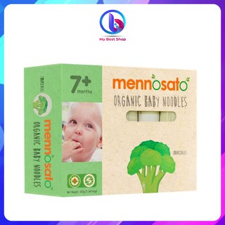 Mì Rau Củ Hữu Cơ Cho Bé Vị Bông Cải Xanh MenNoSato 200g - Xuất xứ Malaysia