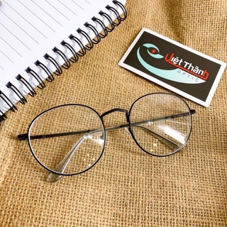 Gọng Kính Cận Kim Loại Phom Tròn Vinone Kính lắp độ cận