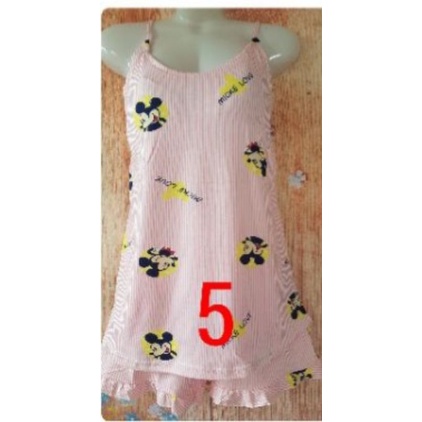 Bộ đồ ngủ nữ hai dây hè có lót ngực