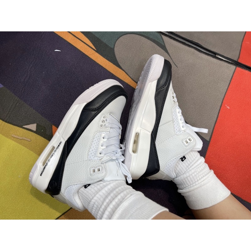 GIÀY JD3 BÓNG RỔ WHITE BLACK TRẮNG ĐEN SC