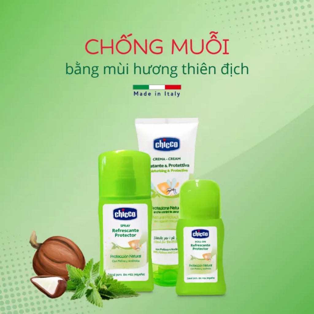 Xịt Đa Năng Xua Muỗi, Hỗ Trợ Xoa Dịu Vết Đốt Chicco, Thành Phần Từ Thiên Nhiên 100ml