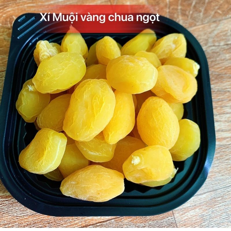 Xí muội không hạt, Xí muội xanh, Xí muội vàng, Xí muội đào đỏ, Xí muội thái lát, Xí muội chua ngọt, Xí muội chua cay