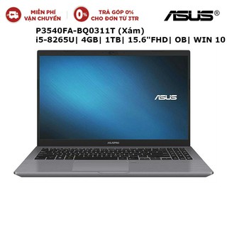 Laptop Asus P3540FA-BQ0311T - Intel Core i5-8265U, 4GB RAM, HDD 1TB, Intel UHD Graphics 620, 15.6 inch