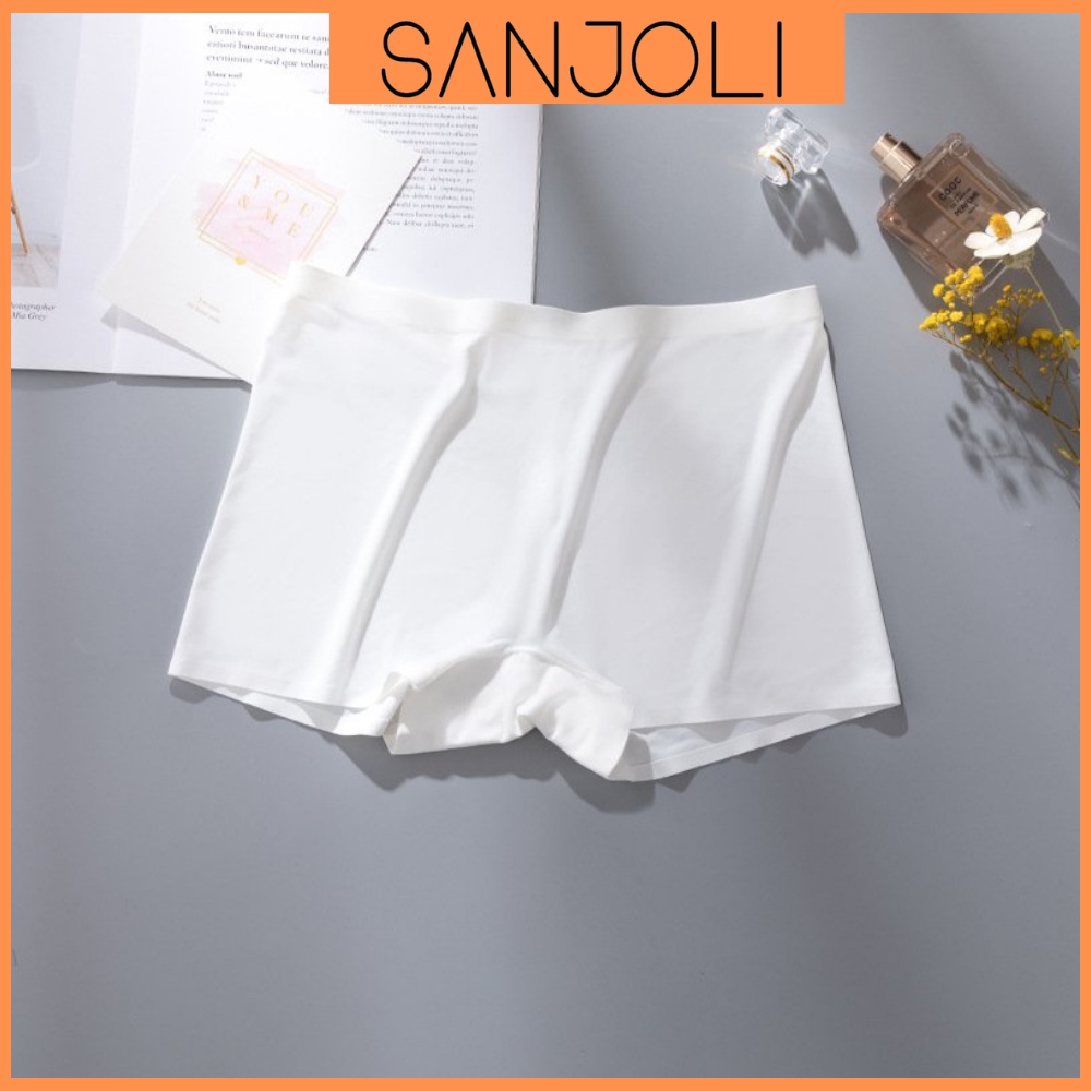 Quần Lót Đùi SANJOLI Quần Bảo Hộ Mặc Váy Đúc Su Trơn Không Lộ Viền Cao Cấp Mềm Mại Thoáng Mát PK001