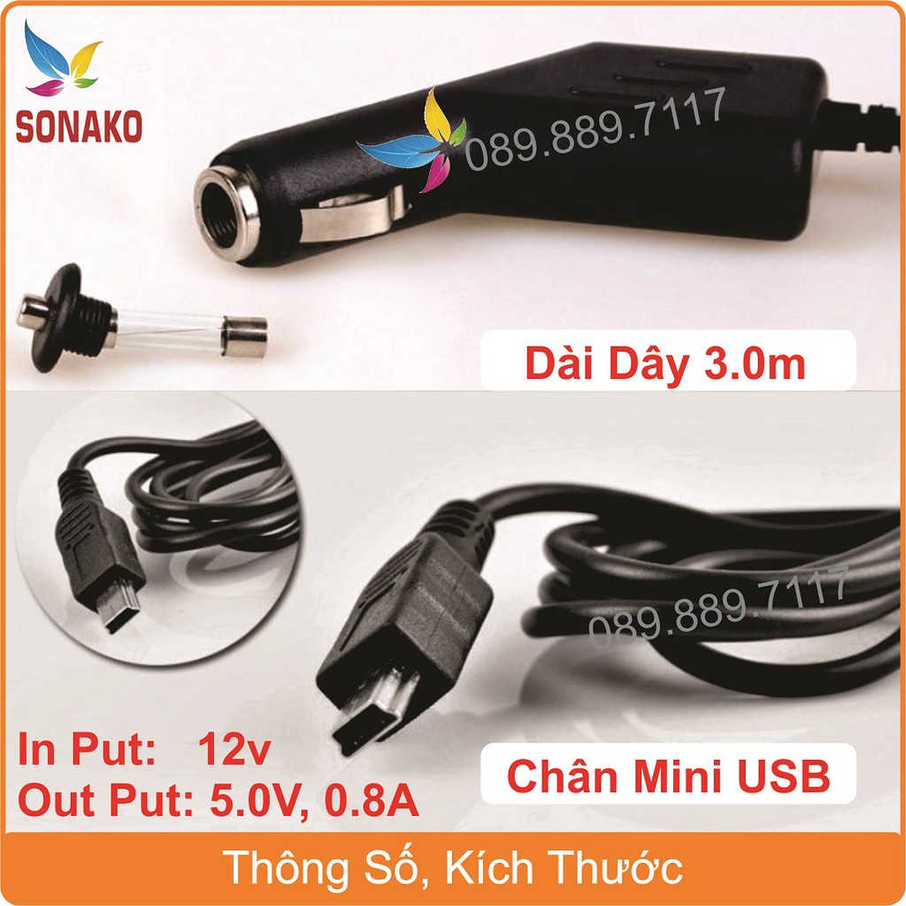 Tẩu sạc camera hành trình 800mA | BigBuy360 - bigbuy360.vn