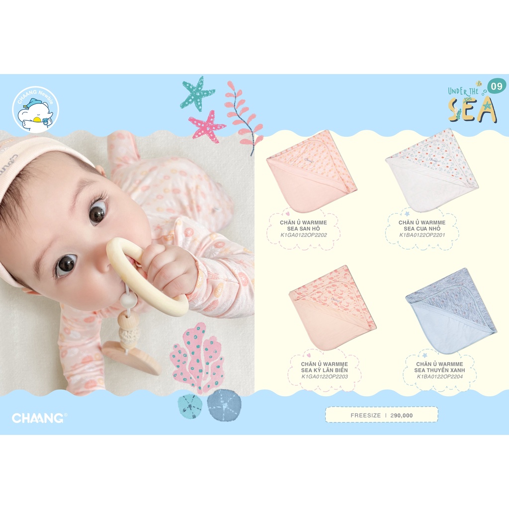 CHAANG Quấn kén Hugme Active chất liệu cotton cho bé