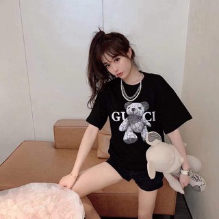 Áo phông gấu dáng dấu quần 50k