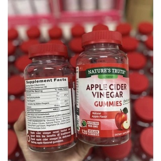 Kẹo dẻo giấm táo Apple Cider Vinegar - Giúp giảm cân, đẹp da, detox 120 viên