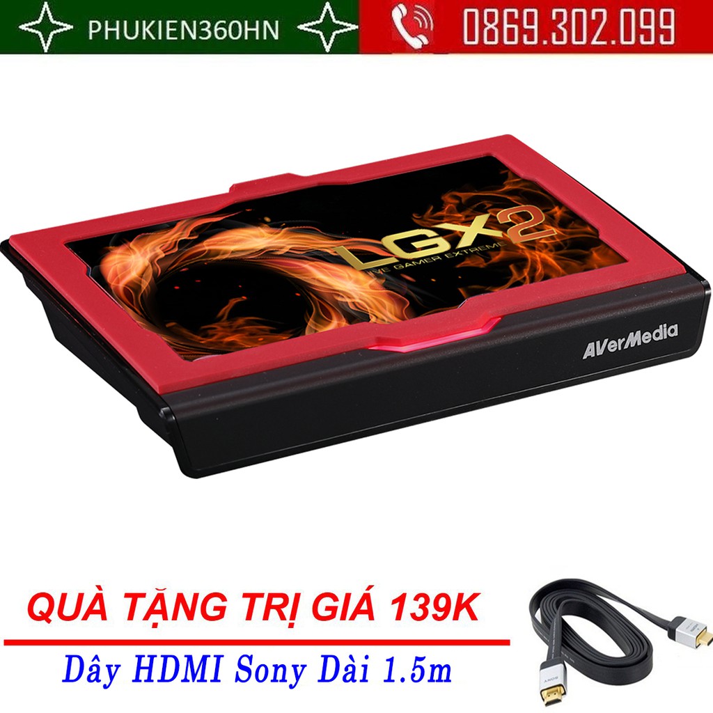 (QUÀ TẶNG 139K) Thiết Bị Stream Avermedia Capture Stream GC551 - Hàng Chính Hãng - GC551