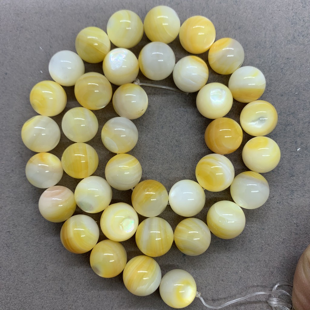 Chuỗi Hạt Ngọc Trai 4-10mm Hình Bướm Vỏ Sò Vàng Tự Nhiên Dùng Làm Trang