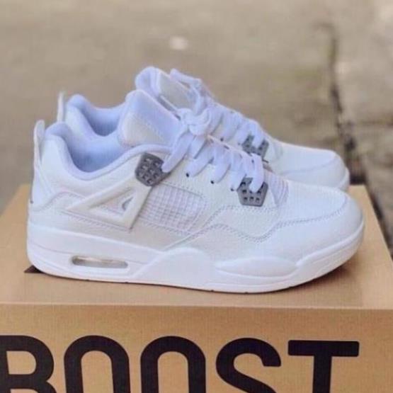 Giày air Jordan 4 trắng Full, Giày thể thao JD4 nam nữ siêu hot Fullboxbill+ tặng dây | BigBuy360 - bigbuy360.vn