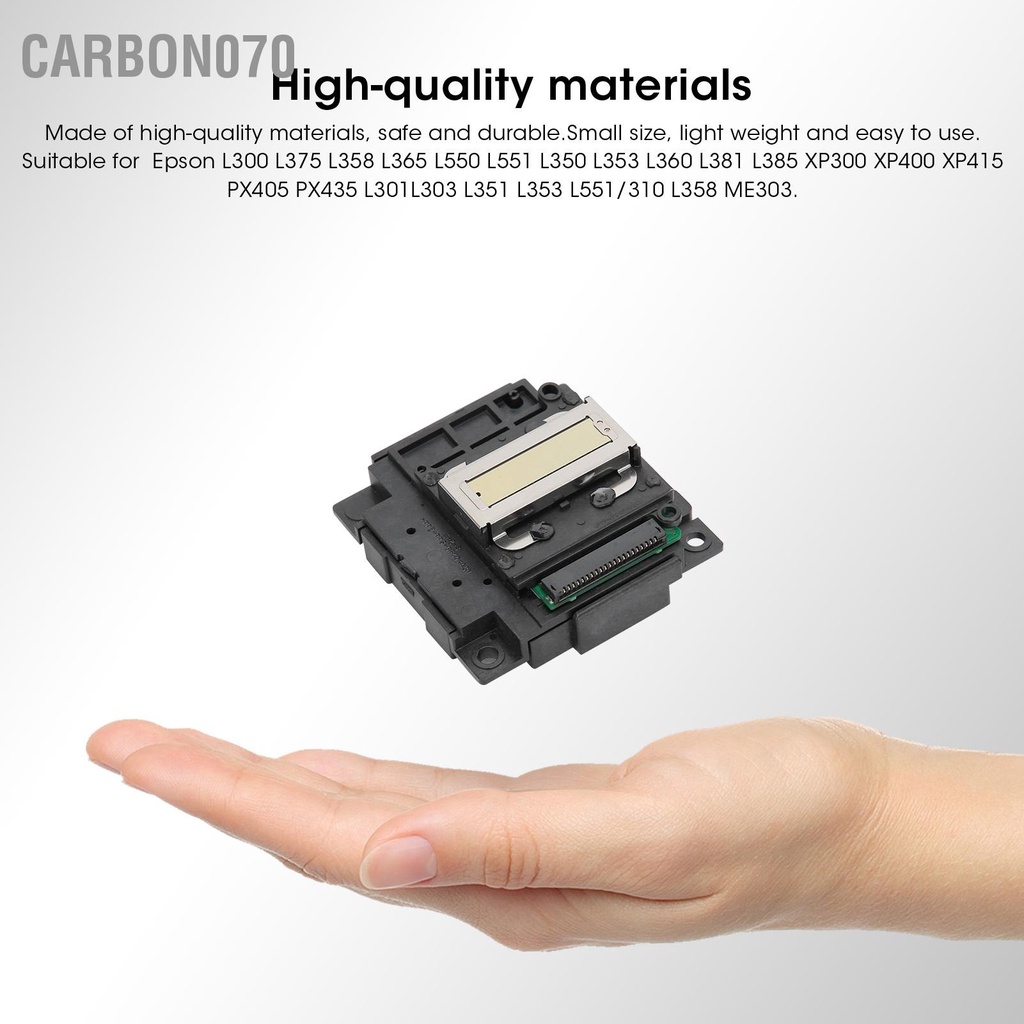 Hàng Sẵn Đầu in phun máy in màu Epson L300 L375 L358 L365 L550 L551 L350 L353 L360 L381 L385 XP300 XP400 XP415 PX405【Carbon070】
