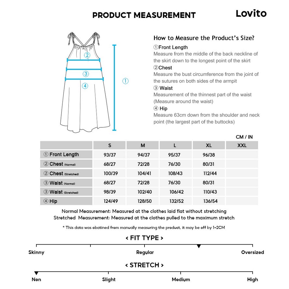 Đầm Lovito họa tiết sọc phối nút gài đơn giản L05162 (Đỏ/Xanh dương) | BigBuy360 - bigbuy360.vn