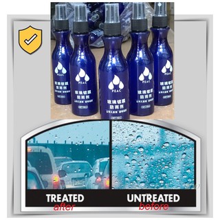Xịt Nano chống nước cho Kính xe hơi Peac - set 5 chai 100mL