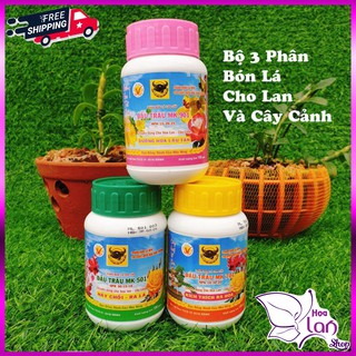 Phân Bón Đầu Trâu ⚜️FREESHIP⚜️ Phân Bón Lá Cao Cấp, Chọn Bộ 3 Loại Cho Lan - Cây Cảnh [ Chính Hãng ]
