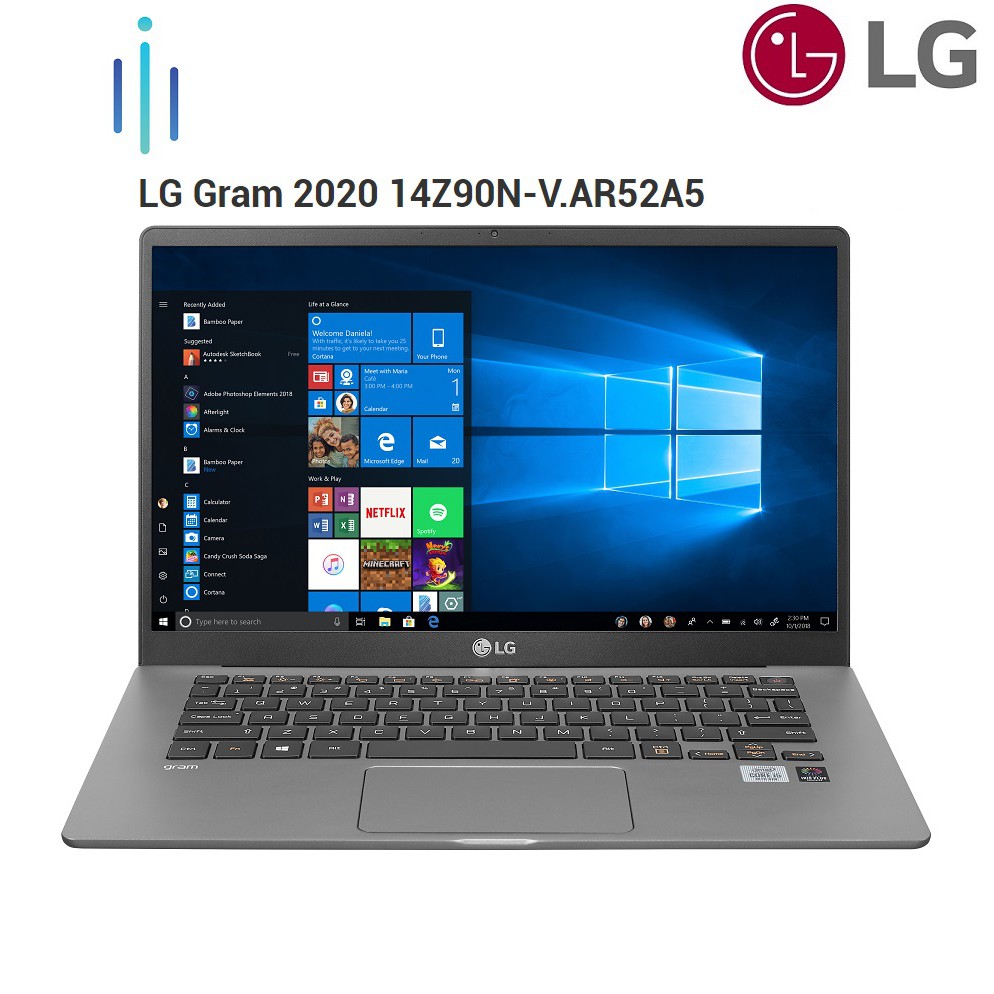 Laptop LG Gram 2020 14Z90N-V.AR52A5 i5-1035G7 | 8GB | 256GB | 14" FHD IPS