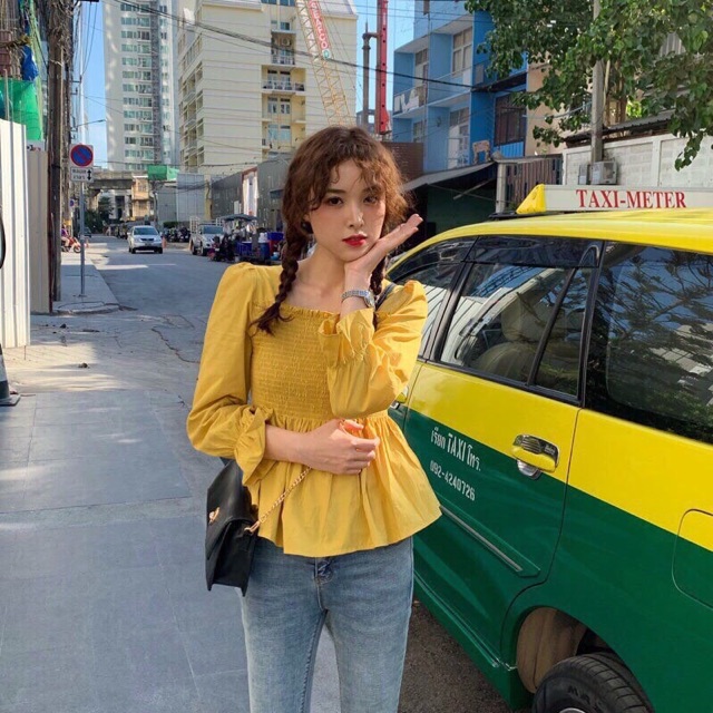 [ Mã WASTAPR giảm 10K đơn 50K] Áo nhúng tay dài cổ Vuông nữ - CAROTSHOP | BigBuy360 - bigbuy360.vn