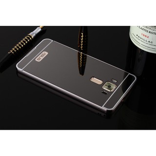 Ốp lưng Asus Zenfone 3 5.2 ZE520KL bo tròn tráng gương viền kim loại