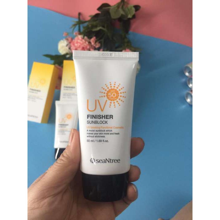 [Hiệu Qủa 100%] Kem chống nắng Seantree Uv Finisher Sunblock Spf50+ Pa+++ 50ml | BigBuy360 - bigbuy360.vn