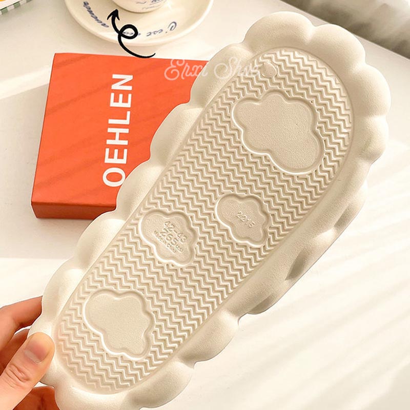 Oeggeo shop Dép Đế Dày Hình Đám Mây Đáng Yêu Cho Nam Và Nữ