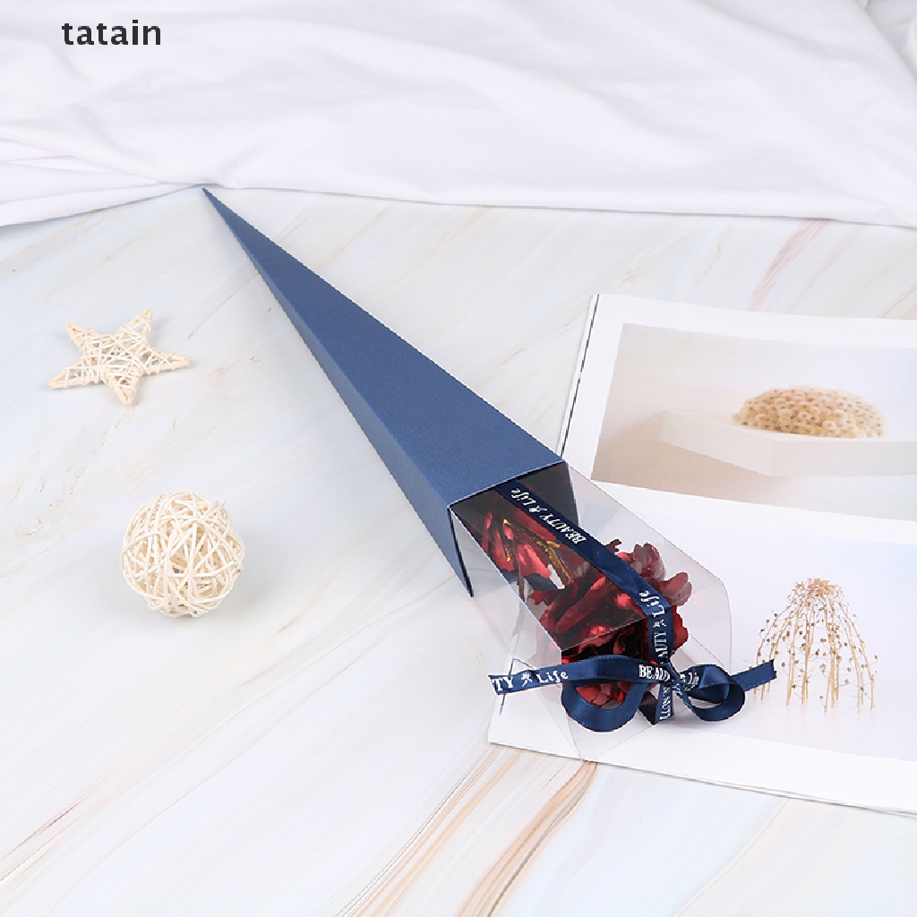 [TAT] 24k gold rose flower long stem golden dipped flower valentine's day lovers' gift CVX