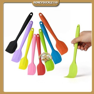 Spatula/phới silicon/phới dẹt trộn bột vét bột đa năng kích thước 21cm-28cm
