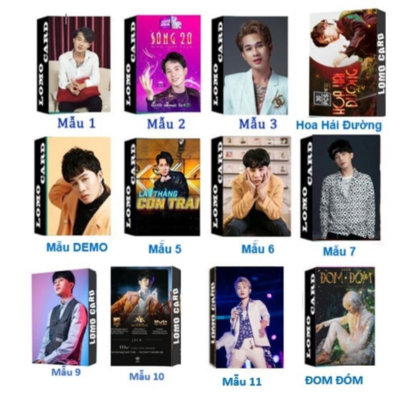 Lomo JACK J97 MV Lay La Lay mới nhất 1 hộp gồm 30 tấm | BigBuy360 - bigbuy360.vn