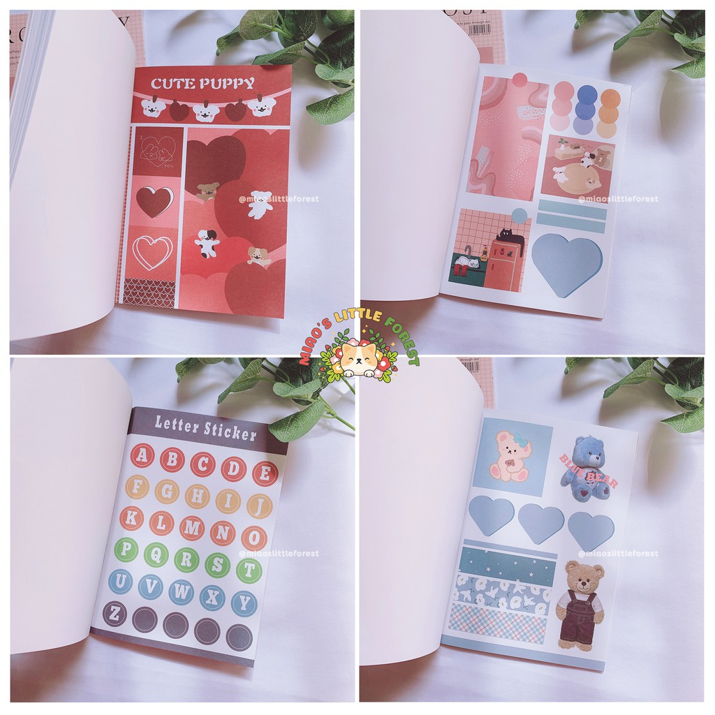 TẬP STICKER TRANG TRÍ ROSY POSY VER.CUTE | MST291