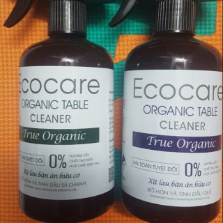 Combo 2 chai: xịt lau bàn ,lau kiếng organic tinh dầu sả chanh,tinh dầu quế