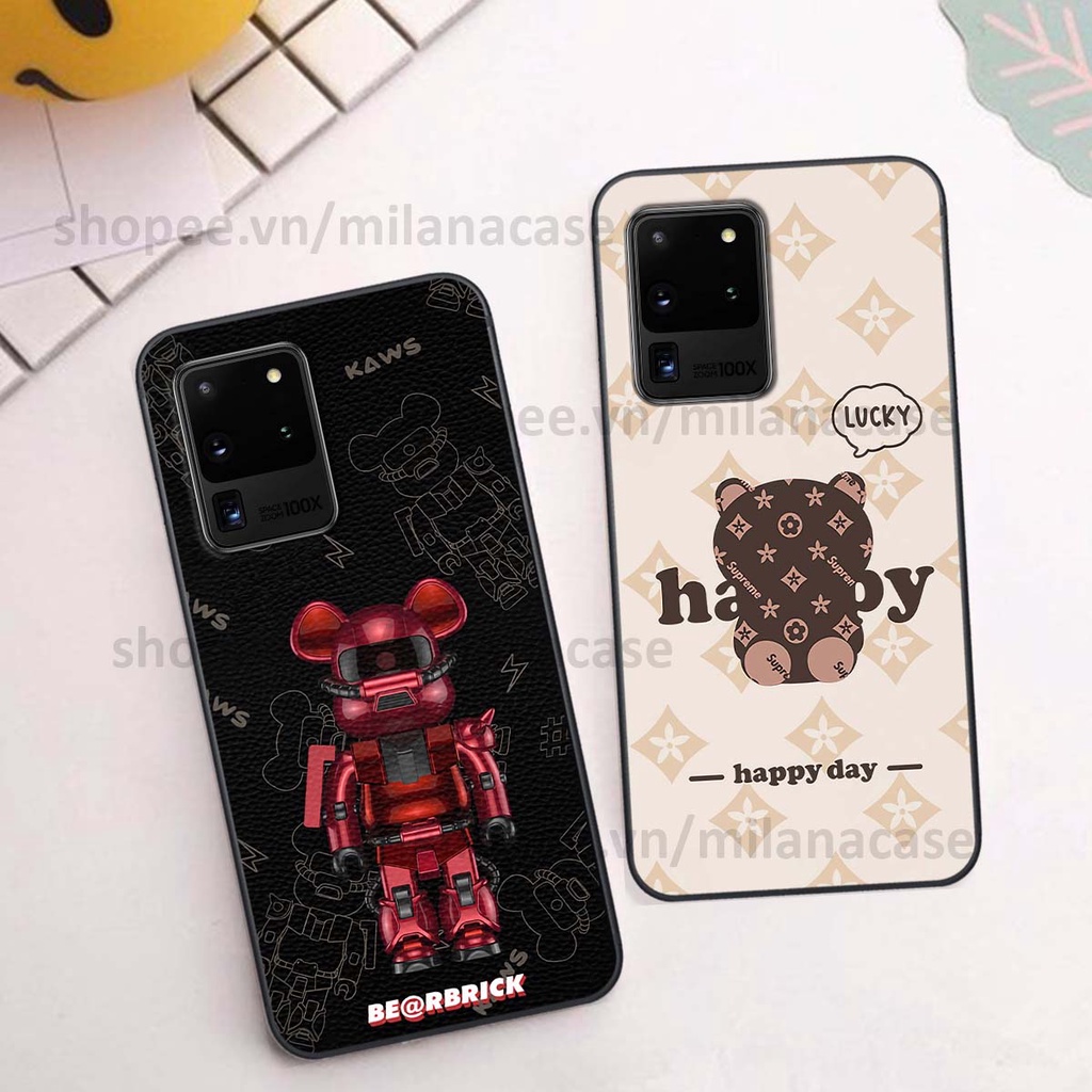Ốp Samsung S20 Ultra gấu be@rBrick gấu Teddy Kaws siêu đẹp, phong cách, cá tính