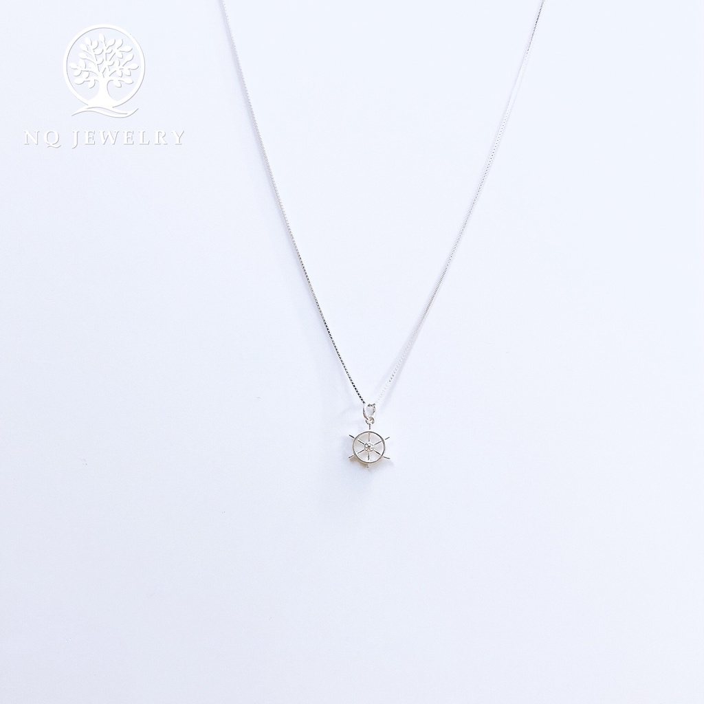Dây chuyền bạc mặt bánh lái - NQ Jewelry