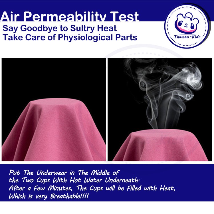 Bộ 5 Quần Lót Boxer Cotton In Chữ Thoải Mái Cho Bé Gái Từ 3-12 Tuổi